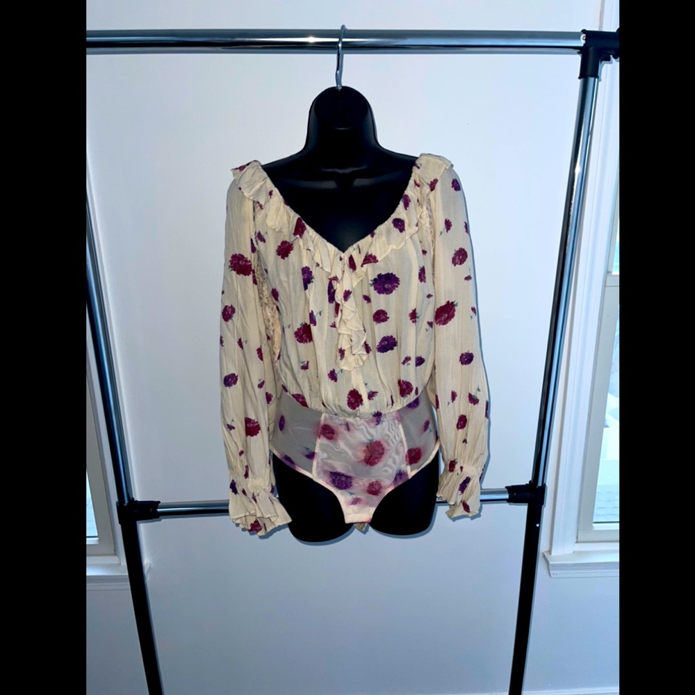 Free people floral body suit